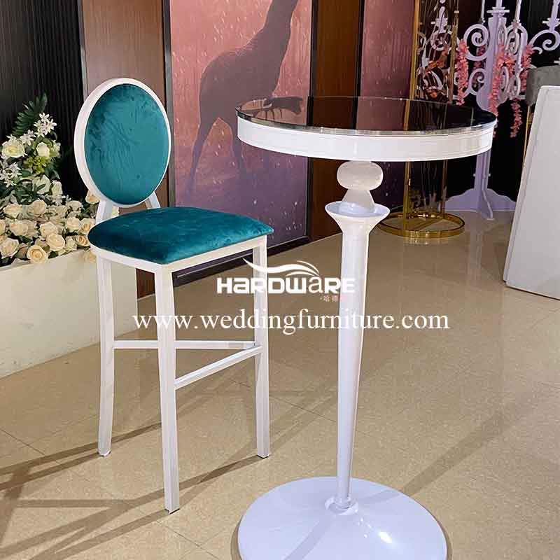 Velvet bar stools