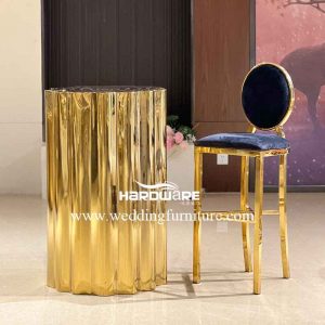 Gold bar table