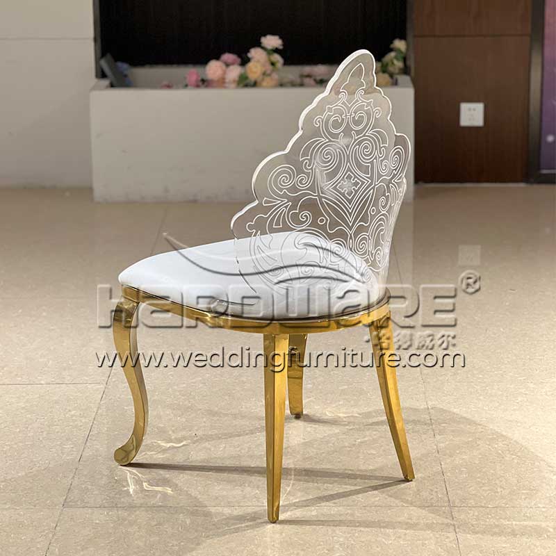 Acrylic dining chairs