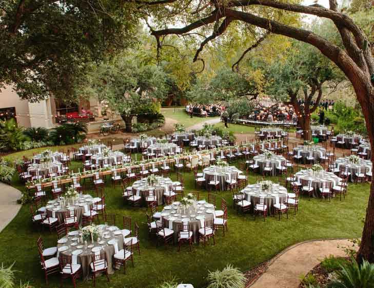 Outdoor wedding venue ideas
