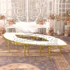 Oval Wedding Tables Luxury with 3 Ball Legs - Image 3