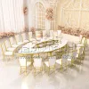Oval wedding tables