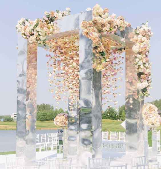 decorate outdoor wedding gazebo