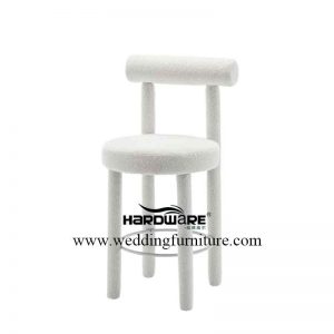 White bar stool