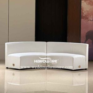 Curved wedding sofa