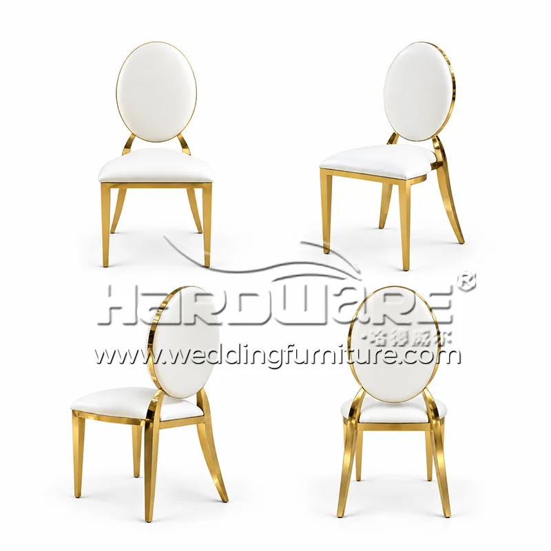 White Louis Chair