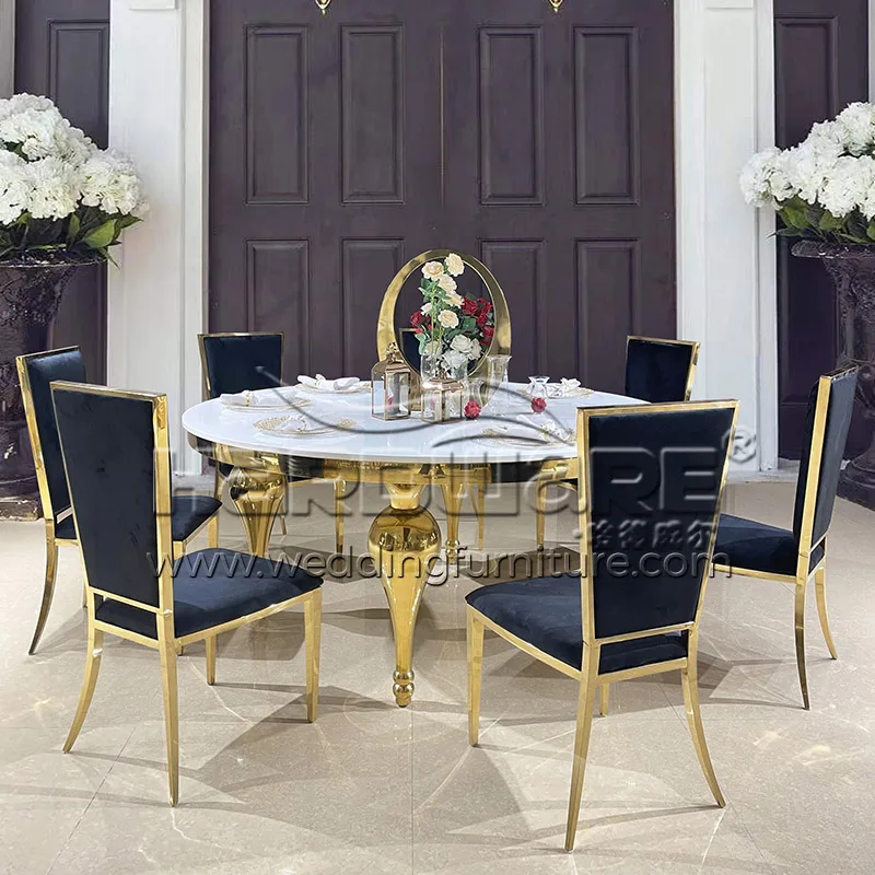 Gold Metal Wedding Chairs