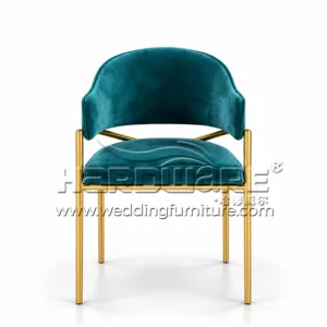 Royal blue throne chair