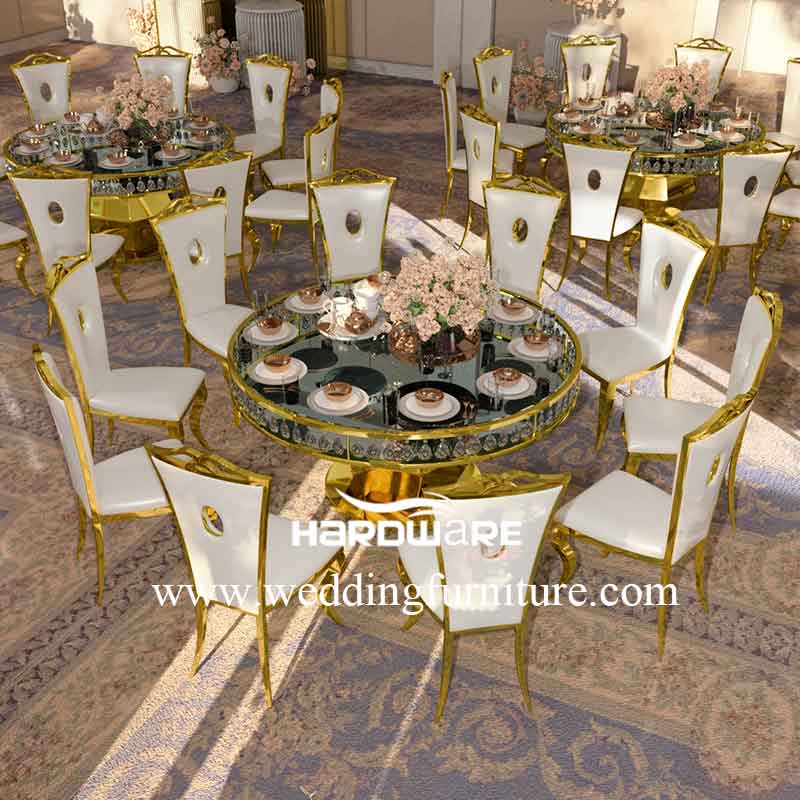 Crystal wedding table
