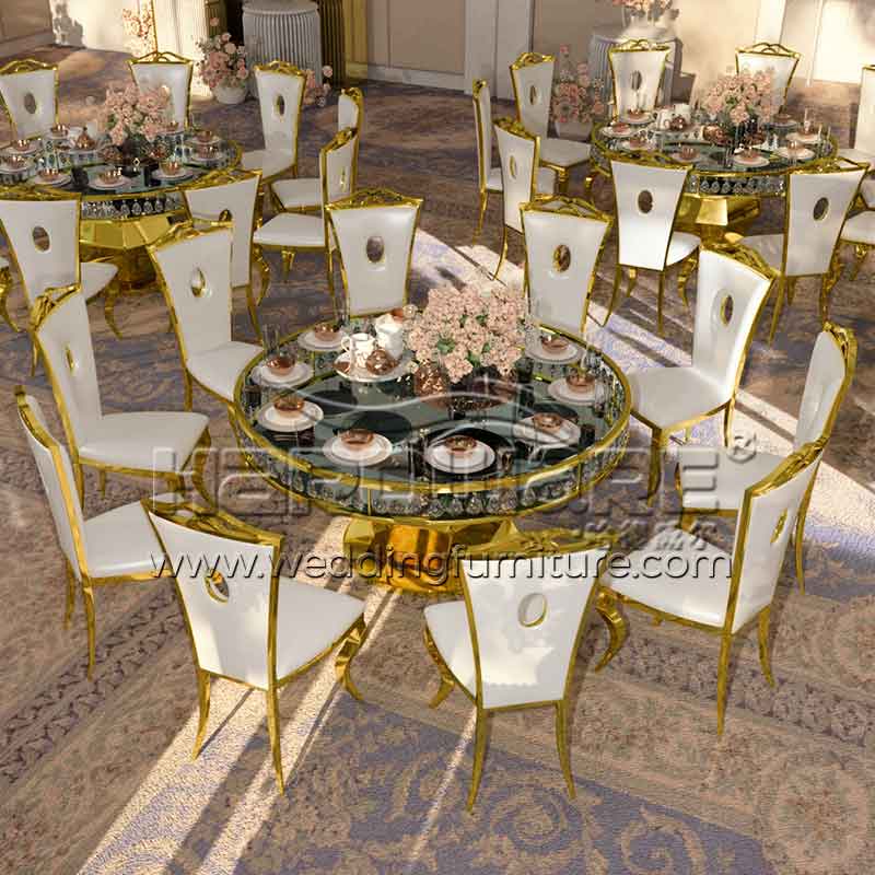 Crystal wedding table