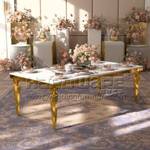 Rectangular dining table