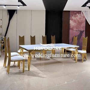 Rectangular banquet table