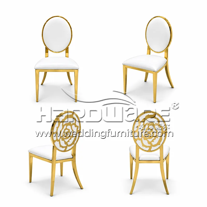 Rose back wedding chair
