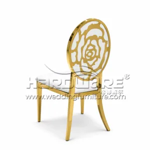 Rose back wedding chair