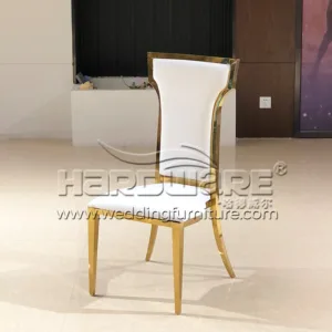 Stainless steel wedding dining chair