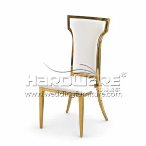 Stainless steel wedding dining chair