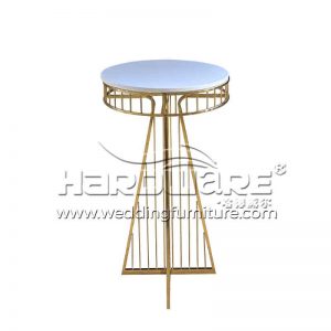 Gold cocktail table