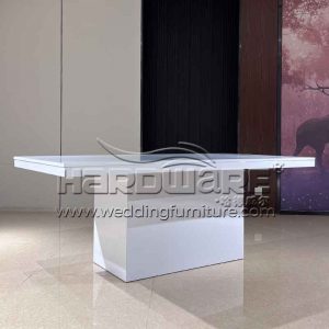 White dining room table