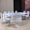 White dining room table
