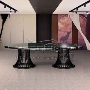 Black dinner table