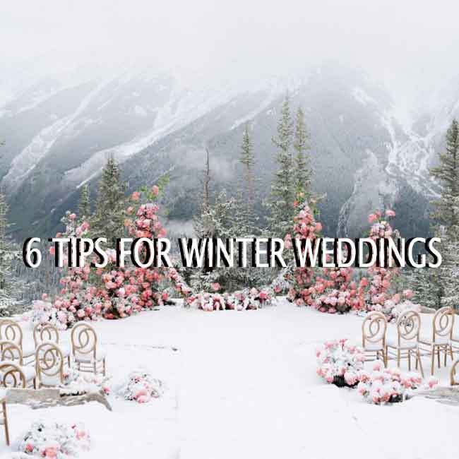 6 Tips for Winter Weddings