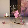 Modern backdrop wedding