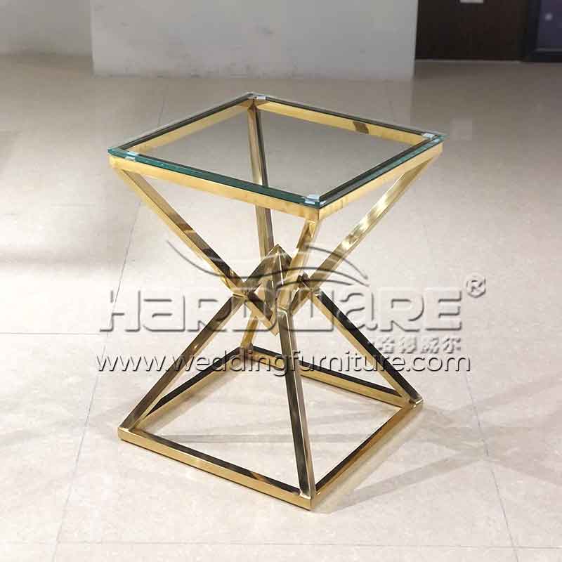 Connor gold side table