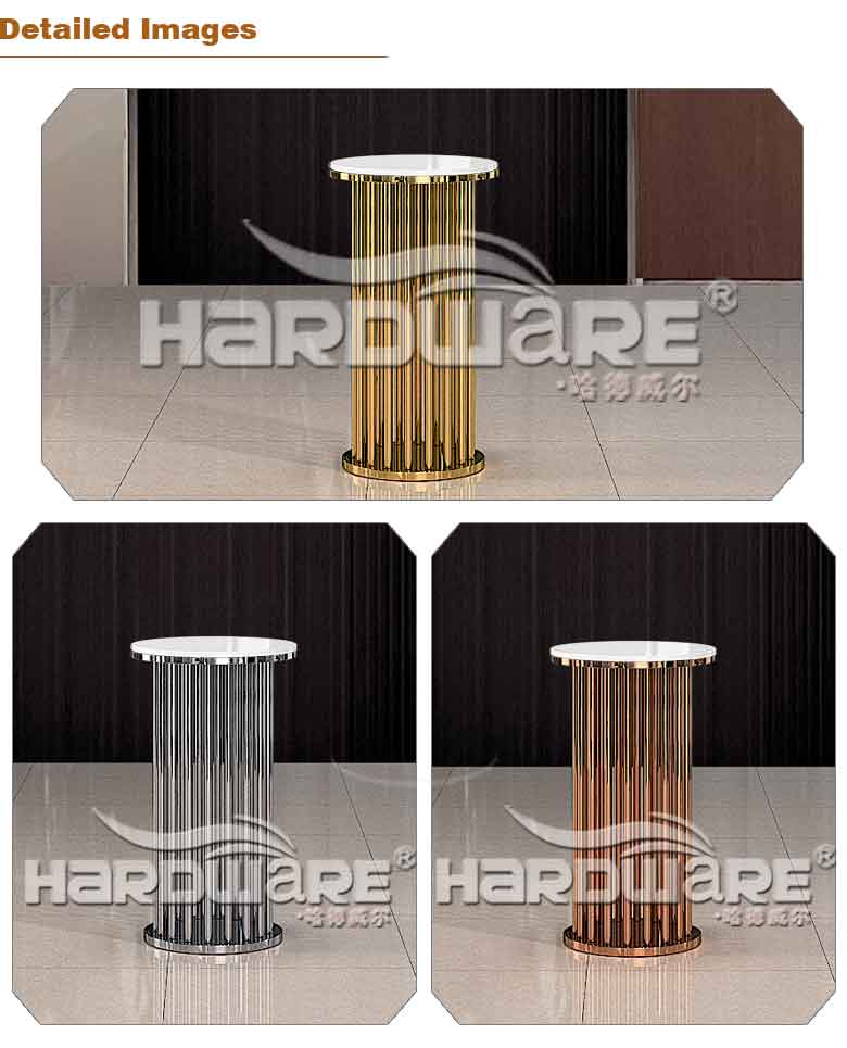 Round bar table