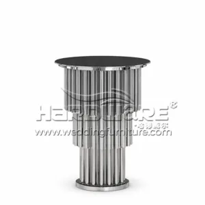 Silver cake table