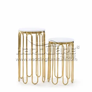 Gold Flower Pillars