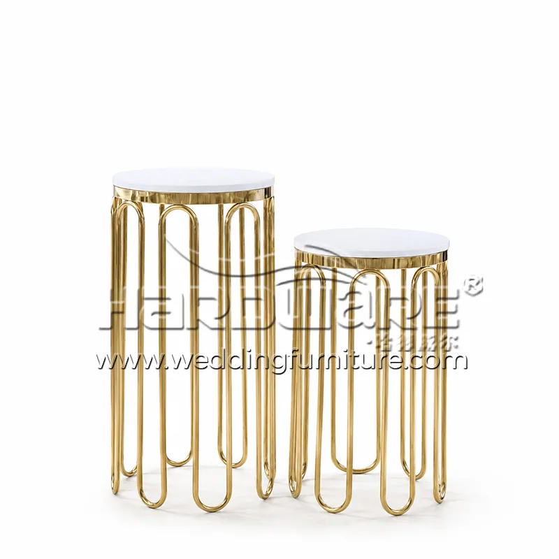 Gold Flower Pillars