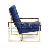 Wedding Steel Sofa Inclined Design With Velvet Cushion - Image 6