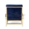 Wedding Steel Sofa Inclined Design With Velvet Cushion - Image 7