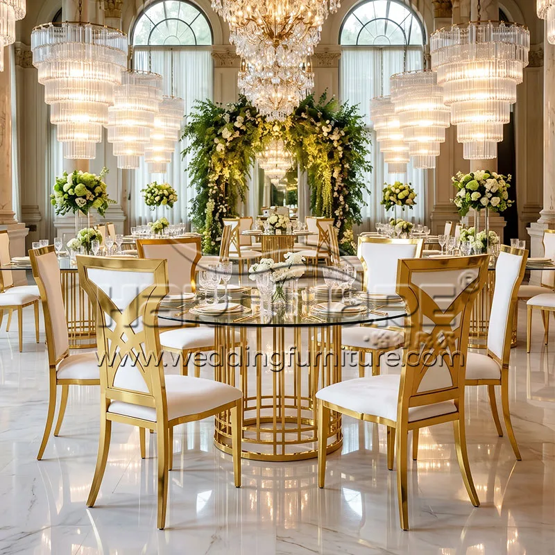 Luxury Wedding Stackable Dining Chair