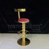 Swivel Bar Stool In Black Commercial Counter Chairs - Image 5