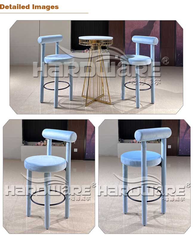 Bar Stool With Back Rest