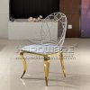 Acrylic Chair Gold Legs