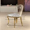Acrylic Chair Gold Legs