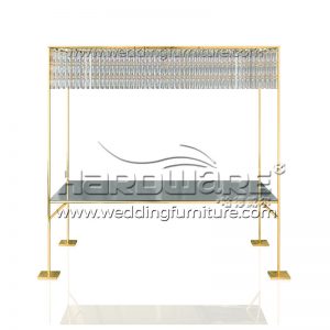 Crystal Canopy Wedding Table