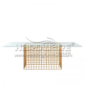 Event Glass Top Hotel Table