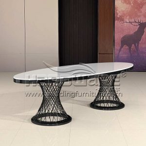 Black Oval Dining Table