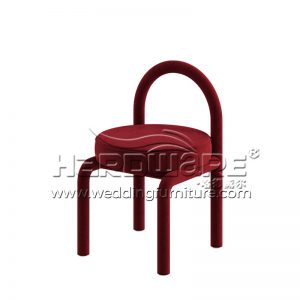 Red Velvet Wedding Chair