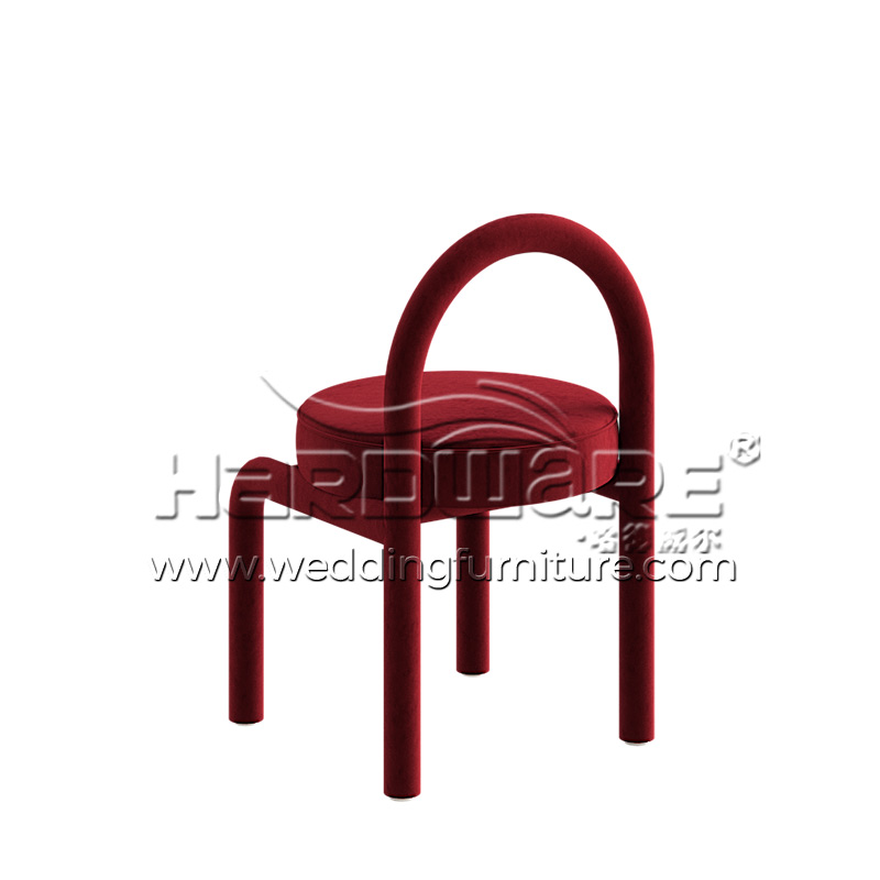 Red Velvet Wedding Chair