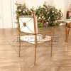 VIP Chairs Wedding Rose Gold Stainless Steel Furniture - Image 2