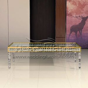 Acrylic Leg Dining Table