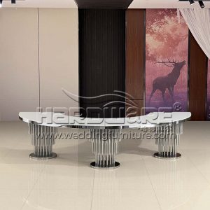 Half Moon Banquet Table