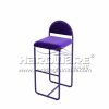 Rose Gold Bar Stool Leather Back and Cushion - Image 7