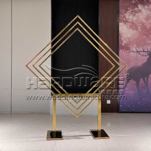 Wedding Backdrop Stand Gold