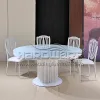 Glass Top Dining Table Set