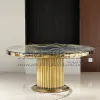 Glass Top Dining Table Set